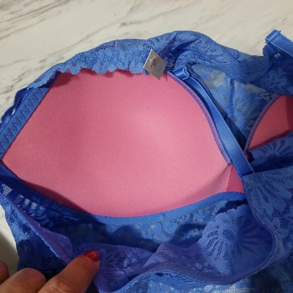 NWT!  PINK VS PUSH UP LACE BRALETTE - Picture 4 of 5